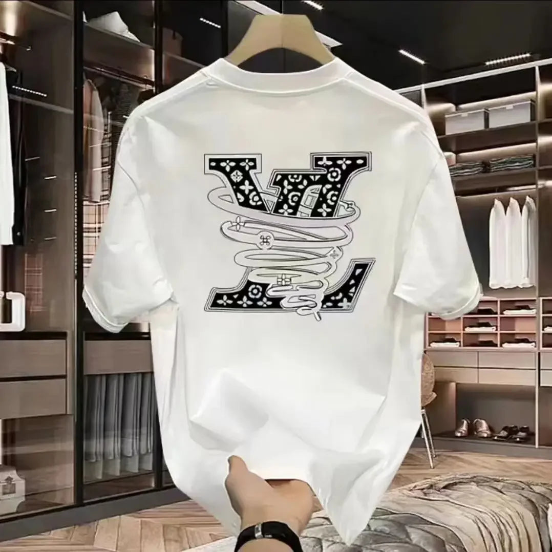 HushWrld Letter Print Streetwear Tee
